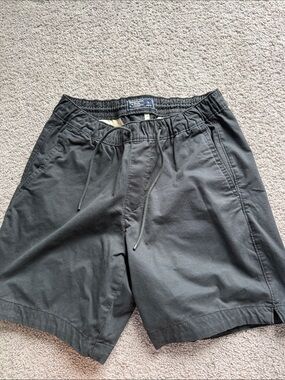 Abercrombie Men's Black Drawstring Casual Shorts